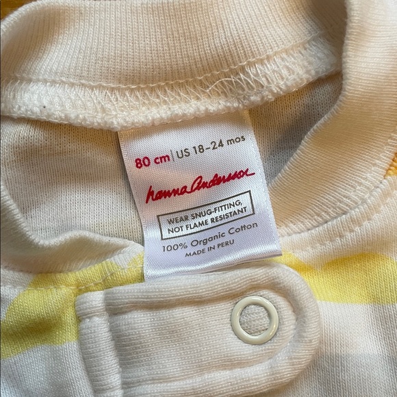 Hanna Andersson Pastel Scallop Cloud Pajamas - Picture 2 of 11